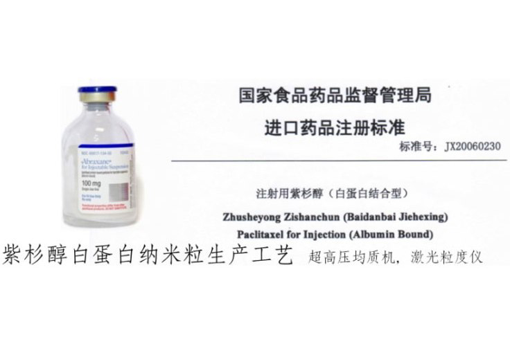 白蛋白纳米粒处方实验服务  (载药率，含药量，包峰率，粒径分析，稳定性研究）