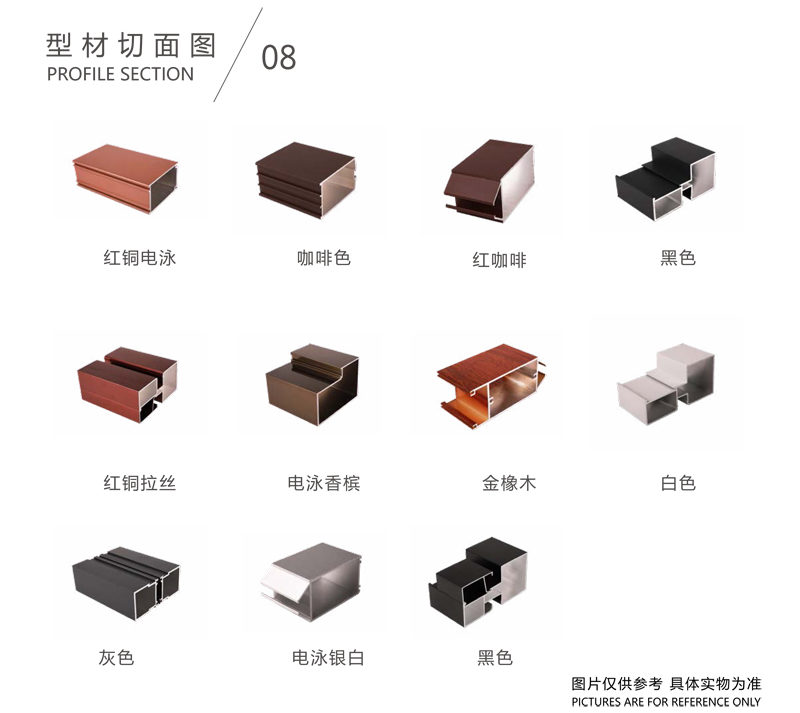 豫华龙型材截面图